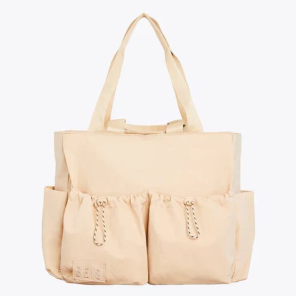 BEIS The Sport Caryall Tote Duffel Bag Gym Workout Beige Tan - Discontinued - Picture 2 of 8